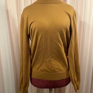 Madison Warm Amber Knit Top